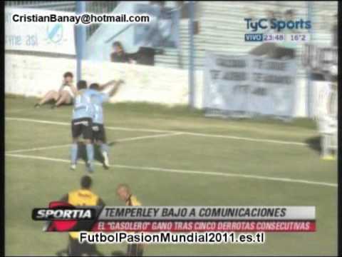 Temperley 3 Comunicaciones 0 Primera B Metro 2010-11 Los goles