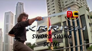 Krrish : Sword Swing Scene || Krrish (2006) Clips In 1080p || Hrithik Roshan , Priyanka Chopra
