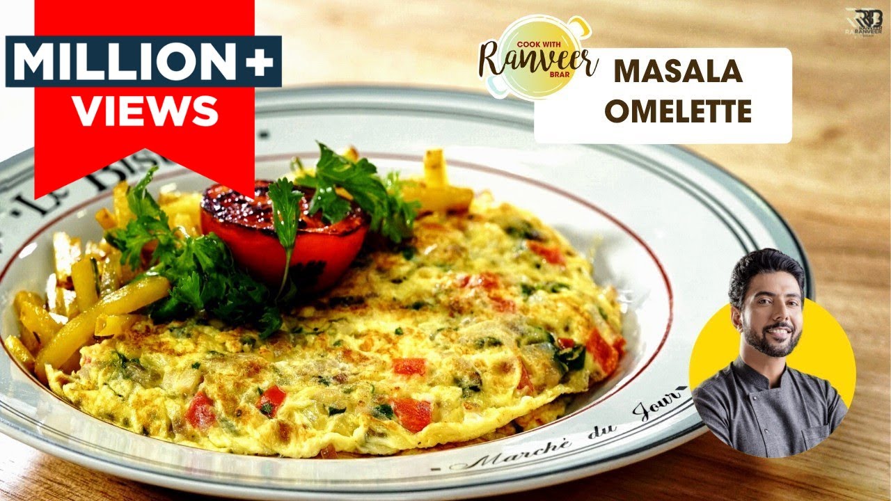 Masala Omelette with Fry Potato | मसाला आमलेट की रेसिपी | Omelette Tips | Chef Ranveer Brar