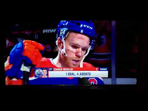 CONNOR MCDAVID OILERS FOLYFE STANLEY CUP CHAMPIONS SHOCK THE WORLD