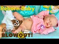 Reborn Baby Evelyn Had A Diaper Blowout? Bath & Nap Routine With My Beautiful Full Vinyl Reborn Baby