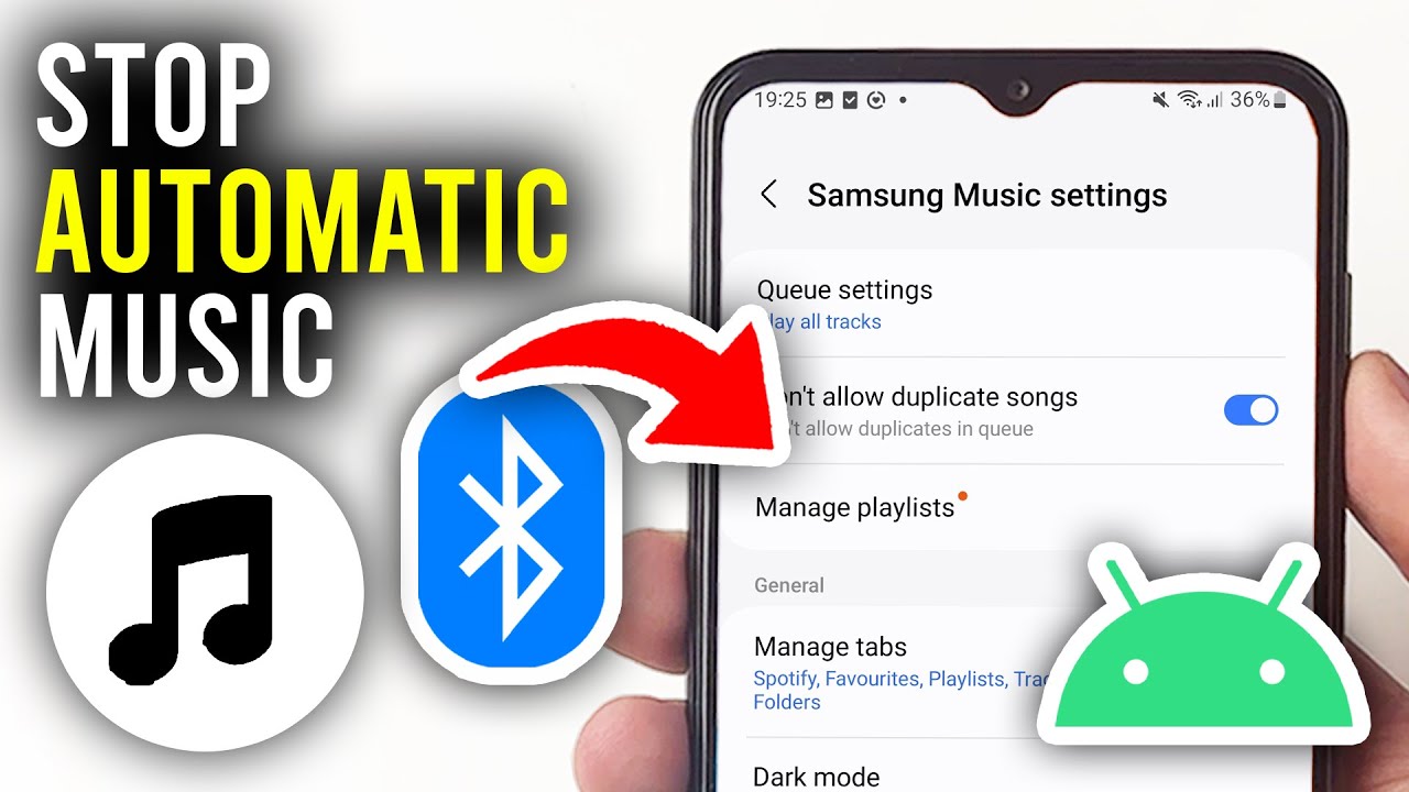 How To Stop Music Automatically Playing When Connecting To Bluetooth Device On Android - Full Guide
