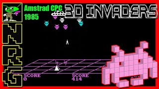 NRG: 5-10 Minutes of Gameplay - 3D Invaders [Amstrad CPC]