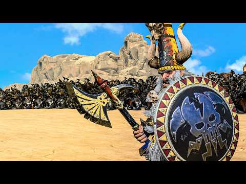 DARK ELVES vs CHAOS DWARFS - TotalWar Warhammer 3 cinematic battle