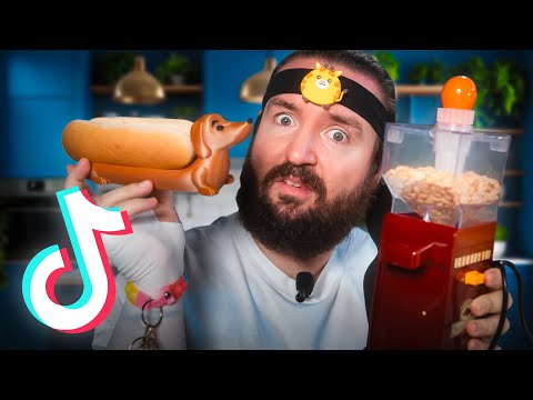 Video Thumbnail: Ich TESTE virale TikTok SHOP Küchen GADGETS