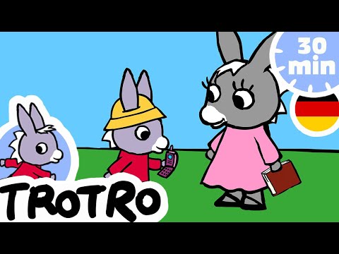 Trotro spielt mit seiner Pfeife - Cartoon für Baby