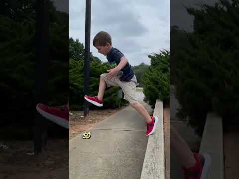 THIS 7 YEAR OLD KID IS LEARNING PARKOUR! ????