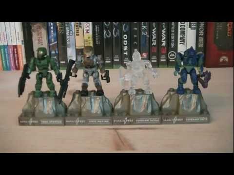 Halo Mega Bloks Halofest CE Marine, Spartan, Elite, & AC Jackal Review
