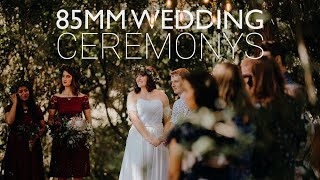 Wedding Ceremony | 85mm Prime Enough? | Sigma 85mm 1.4