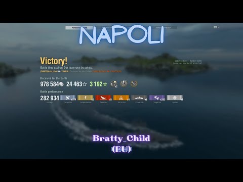{Replay | 13.5}Tier 10 CA RM Napoli by Bratty_Child(EU) - Kraken Unleashed with Luigi Sansonetti
