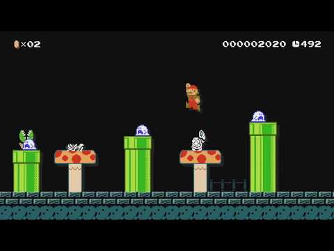 Mario's Ghost House by Meggy - Super Mario Maker - No Commentary 1bm