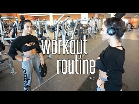 MY GYM WORKOUT ROUTINE! Get FIT with me! Video
