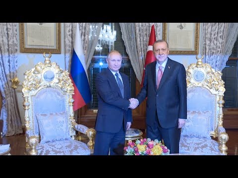 Turkish, Russian Leaders Inaugurate Sea Section of TurkStream Pipeline