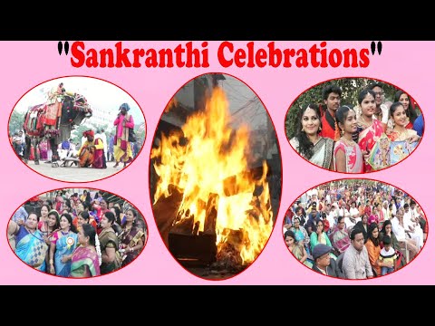 శ్రీశైల క్షేత్రం లో భోగి మంటలు Bhogi Festival Celebrations in Srisailam,Vizag Vision...