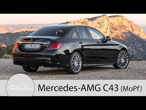 2018 Mercedes-AMG C43 4MATIC: Mehr Power und Optik für Limousine und T-Modell [4K] - Autophorie