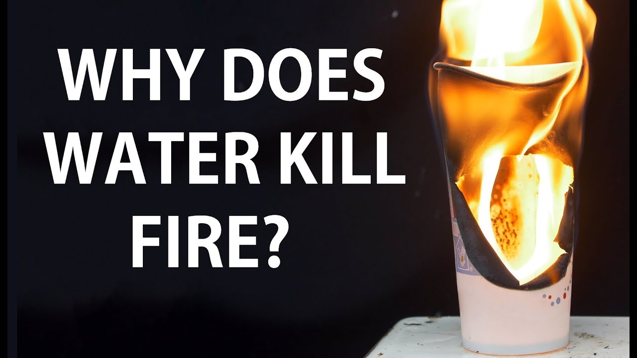 How does water put out fire?