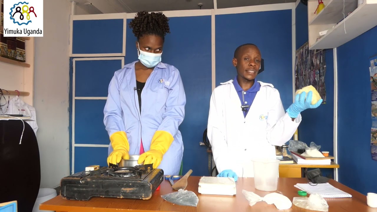 How to make Bar soap by cold process easily practically @yimukauganda.