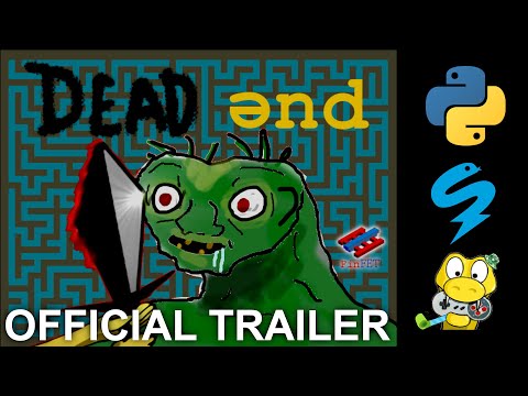 Dead And! Official trailer - 3d Raycasting game in Python Pygame