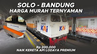 Download lagu SOLO JOGJA BANDUNG KERETA NYAMAN DAN JUGA MURAH‼️Naik Kereta Api Lodaya Pagi Premium 200Ribuan Aja mp3
