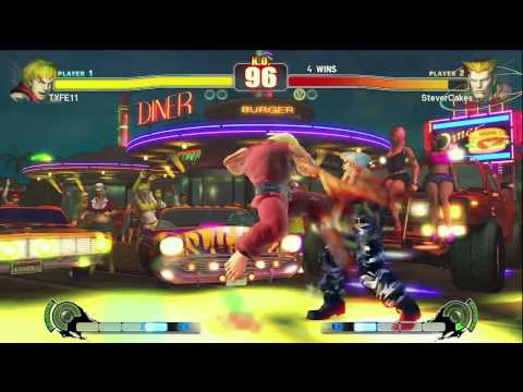 SF4: Stevercakes (Guile) vs TYFE11 (Ken) Match 11