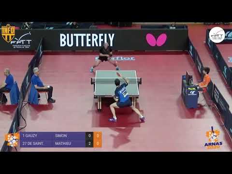 Simon GAUZY vs Mathieu DE SAINTILAN | 2020 FRENCH CHAMPIONSHIP R32 | HIGHLIGHTS
