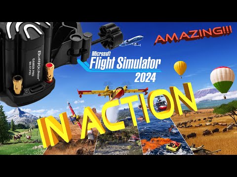 MSFS 24 Buttkicker Gamer Pro ist der Wahnsinn! Live-Test, Buttkicker in Aktion!