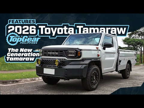 Thumbnail for 2026 Toyota Tamaraw feature: Modified long-wheelbase dropside truck tested | Top Gear PH by Wheelbase, Toyota, Car, Toyota Motor Philippines, Truck
