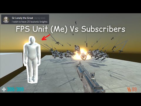 FPS Unit (Me) Vs Subscribers ARBS |Animal Revolt Battle Simulator