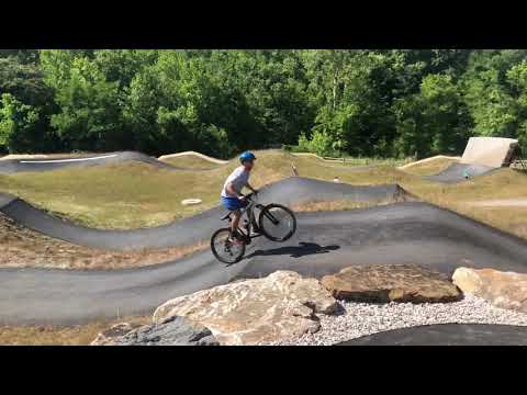 Backers creek asphalt jump line
