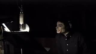 Michael Jackson Recording Childhood at the Hit Factory Studio