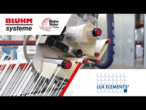 Hard foam marking at LUX Elements | Bluhm Systeme