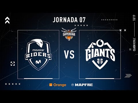 MOVISTAR RIDERS VS VODAFONE GIANTS | Superliga Orange Clash Royale | (Partido 4) Jornada 7