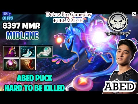 Dota 2 Pro - Xctn Abed Play as Puck - HARD TO BE KILLED - Full Ranked Matchmaking