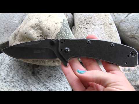 Kershaw Cryo II Blackwash Knife 1556BW - Kershaw-Knives.net