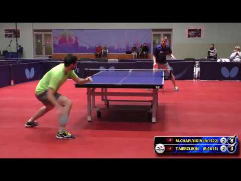3.ЧАПЛЫГИН - МЕРЗЛИКИН #RUSSIAN #Championships #tabletennis #настольныйтеннис