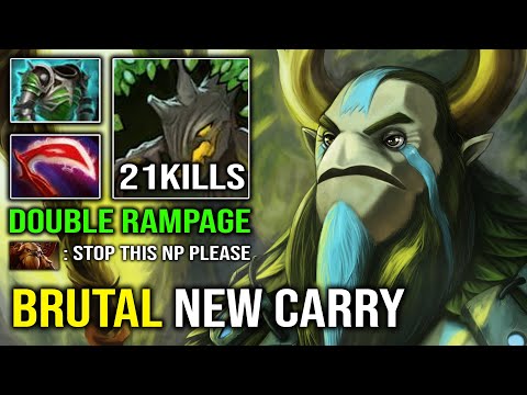 WTF 1v5 Carry Nature Prophet OP Hit Like a Truck with Double Rampage Dota 2