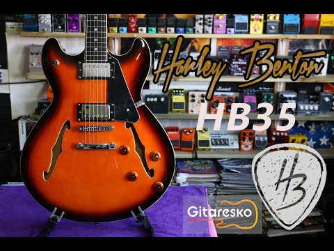 Harley Benton HB 35 VB - najtańsze  grywalne semi hollow body  na rynku? - FILMIKI O GITARACH