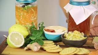 Youtube thumbnail for Kombucha & Fermented Vegetables by Jessica Hutchings