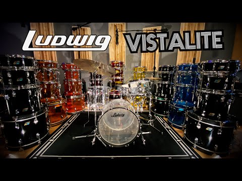 NEW Ludwig Vistalites ARE IN! - Exclusive sizes to our shop!