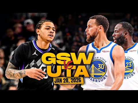 Golden State Warriors vs Utah Jazz Full Game Highlights | Jan 28, 2026 | FreeDawkins