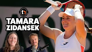 WTA Pro Tamara Zidansek on reaching a Grand Slam semi, life on tour and being your own coach