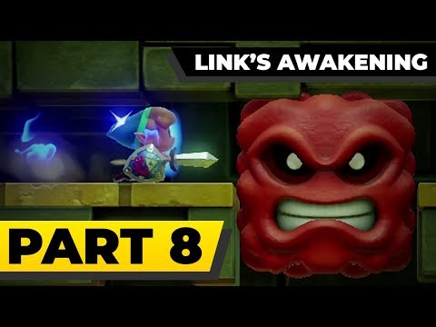 LINK'S AWAKENING SWITCH - 100% Walkthrough Part 8 - Key Cavern [No-Commentary]