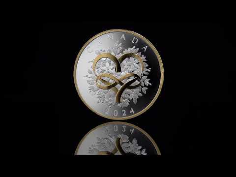 2024 $20 Fine Silver Coin - Celebrate Love