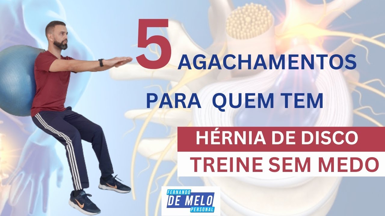 5 AGACHAMENTOS PARA QUEM TEM HÉRNIA DE DISCO