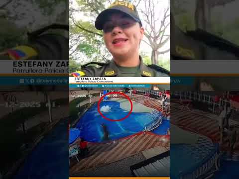 Habla la patrullera que salvó a niña de morir ahogada en piscina de La Pintada