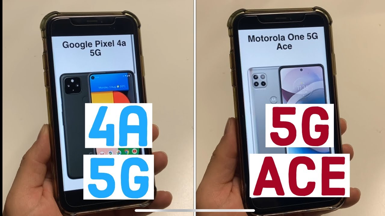 $500 Google Pixel 4a 5g vs $30 Motorola One 5G Ace - Which is better ?