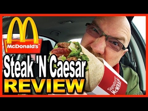 McDonald's Steak "N Caesar Signature McWrap and Drive Through Test (TROUBLE AT THE DRIVE THROUGH)