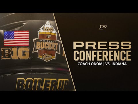 Coach Barry Odom Postgame Press Conference vs. Indiana | Purdue Football