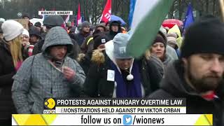 Thousands protest against Hungary's overtime work law