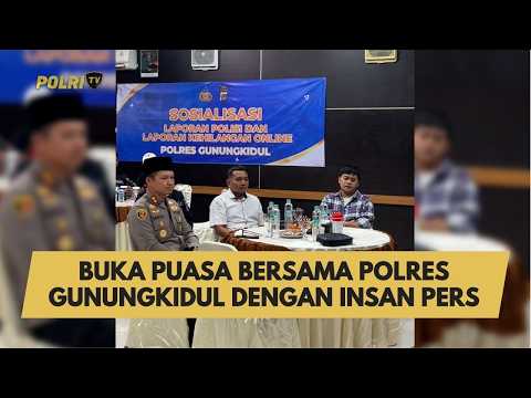 BUKA PUASA BERSAMA POLRES GUNUNGKIDUL DENGAN INSAN PERS